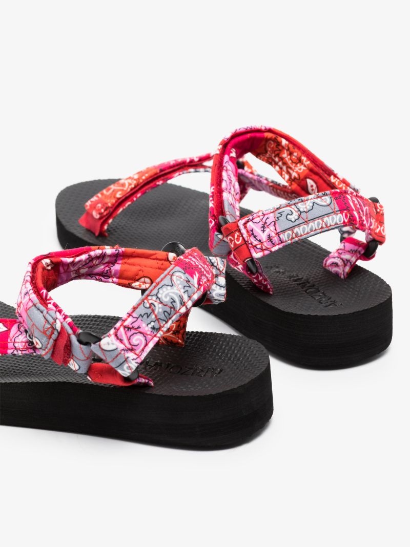 Pink Trekky Bandana Sandals
