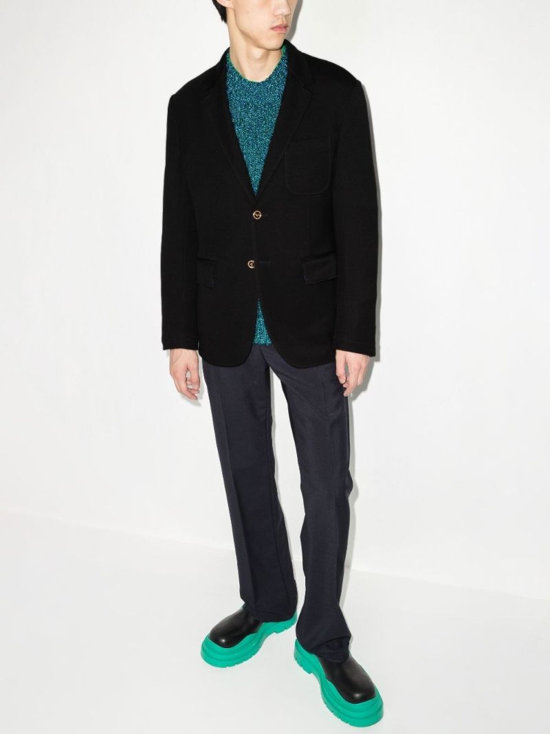 Black Single-breasted Blazer