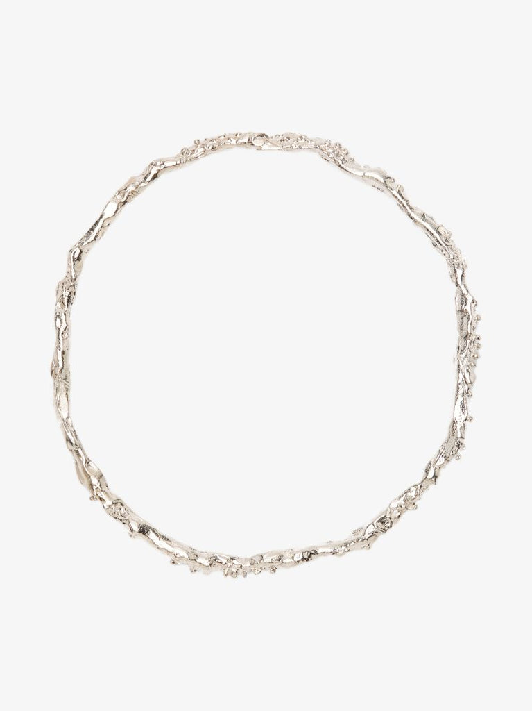 Sterling Silver the Infernal Rocks Bangle Bracelet