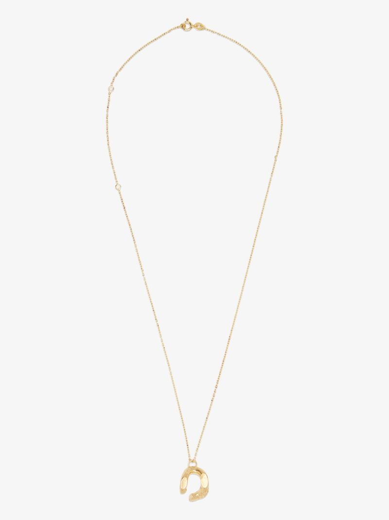 Gold-plated the Flashback Pendant Necklace