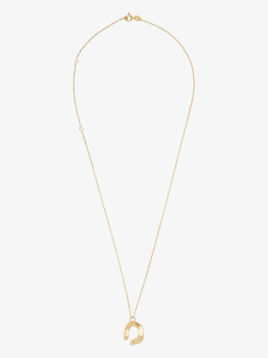 Gold-plated the Flashback Pendant Necklace