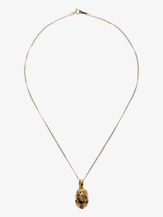 Gold-plated the Fragmented Amulet Necklace