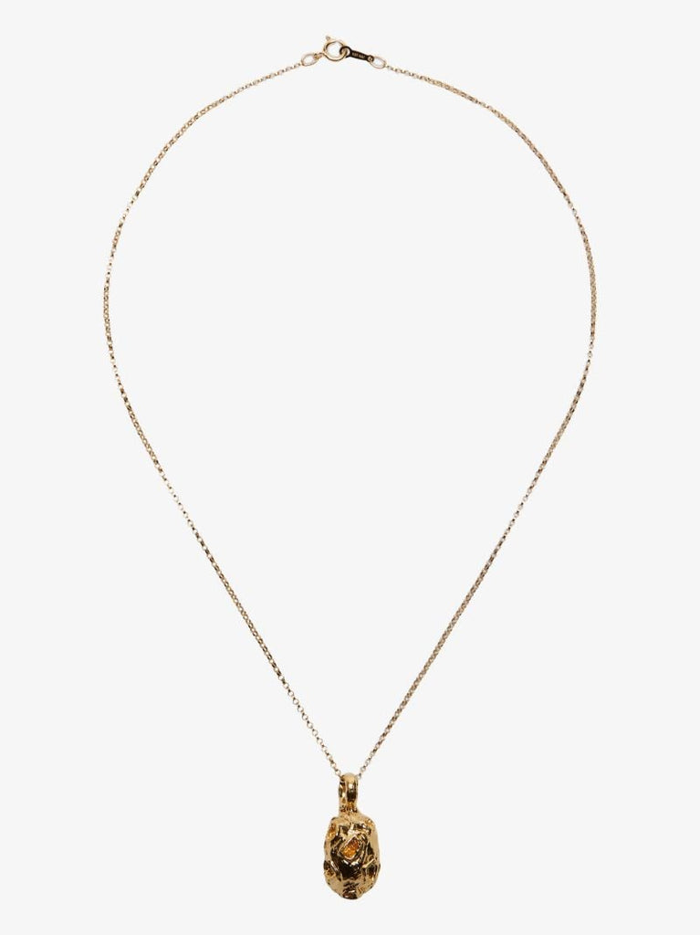 Gold-plated the Fragmented Amulet Necklace
