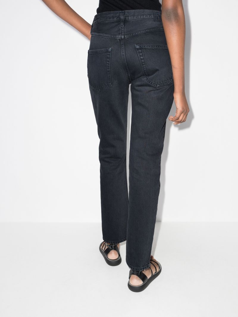 Black Straight-leg Jeans