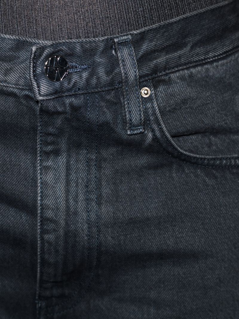 Black Straight-leg Jeans