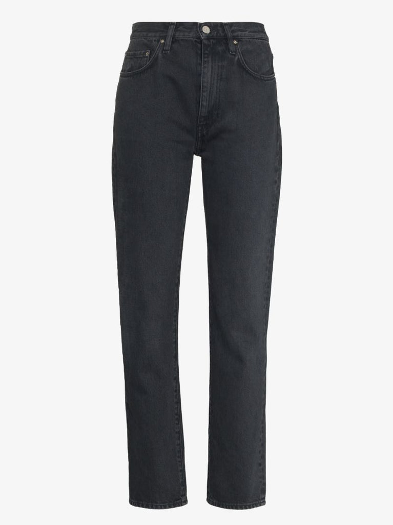 Black Straight-leg Jeans