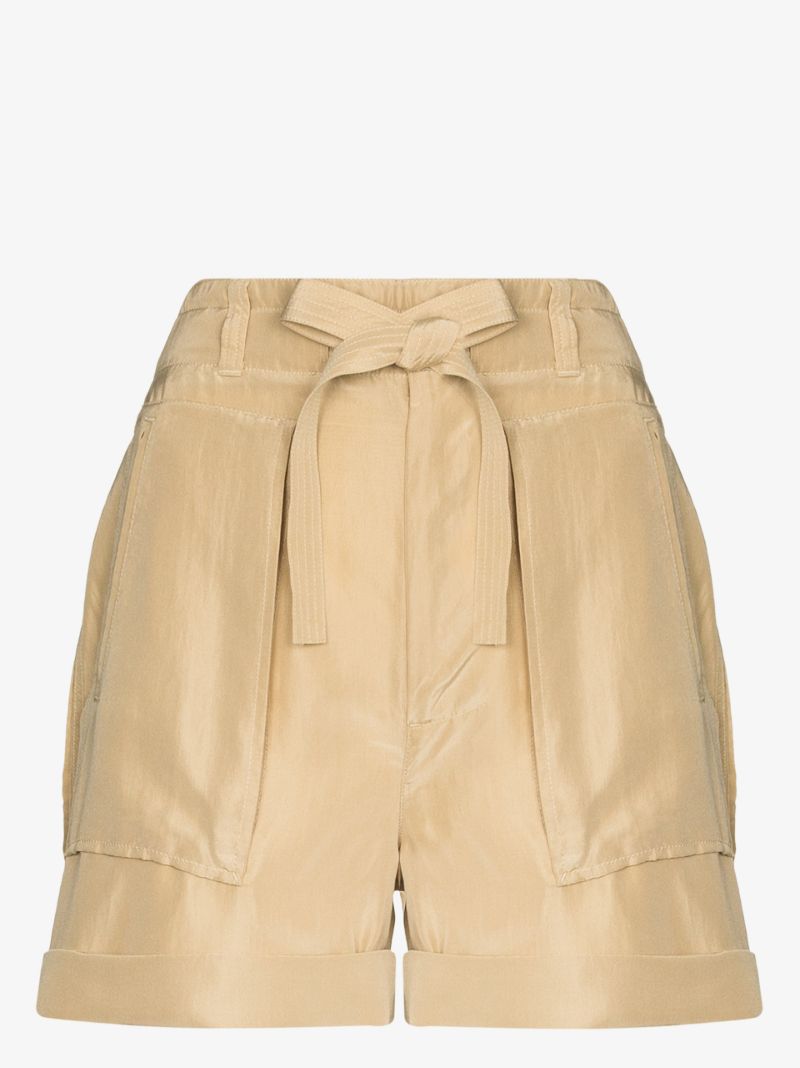 Silk Cargo Shorts