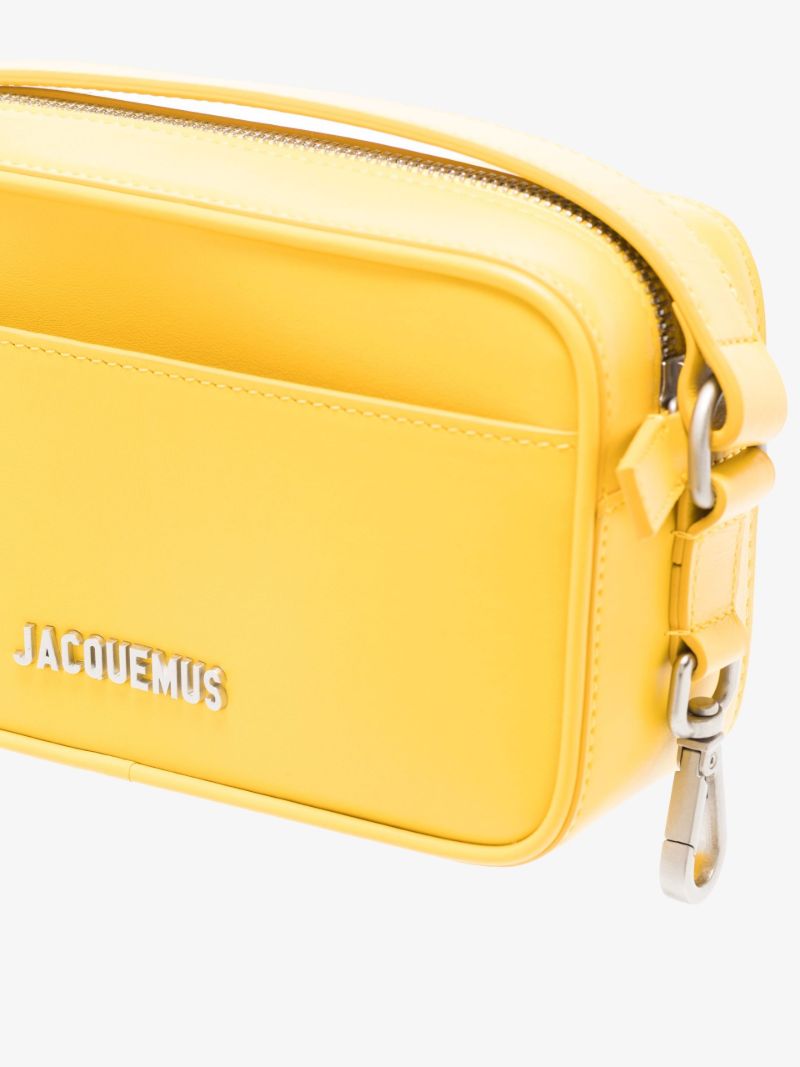 Yellow Le Baneto Leather Cross Body Bag