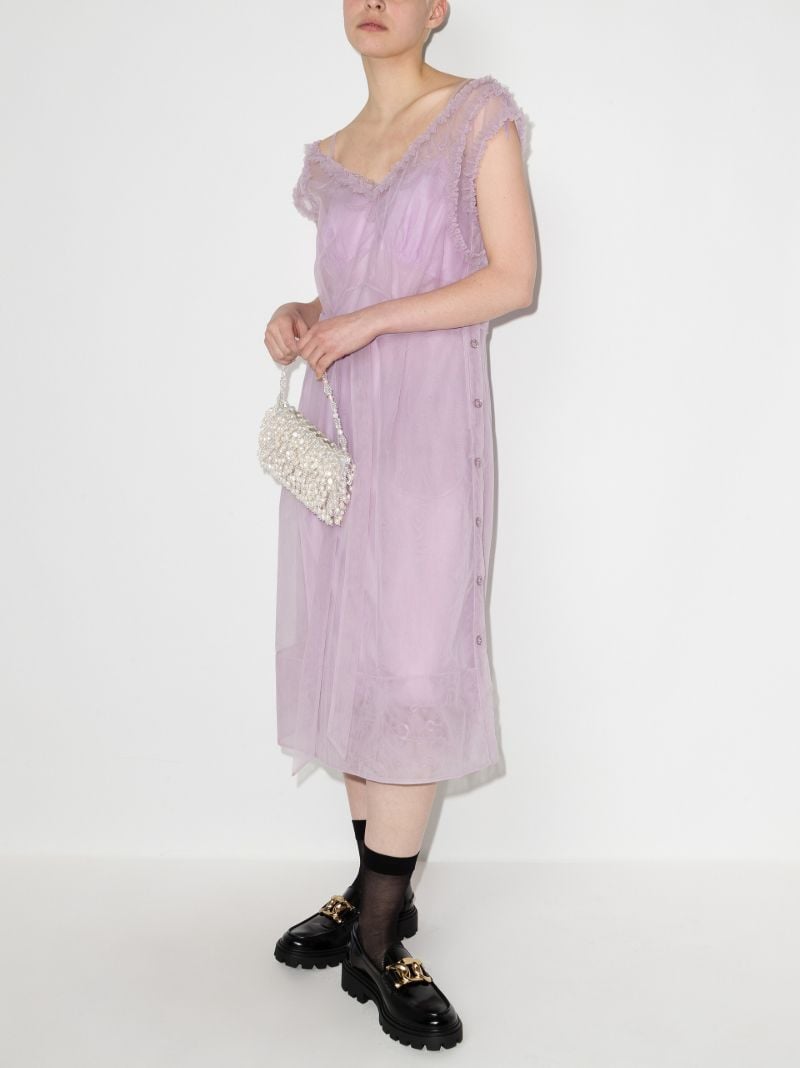 Off-the-shoulder Midi Dress