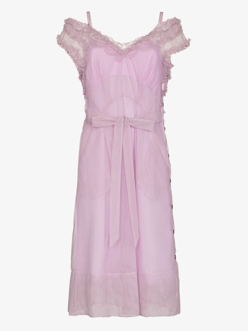 Off-the-shoulder Midi Dress