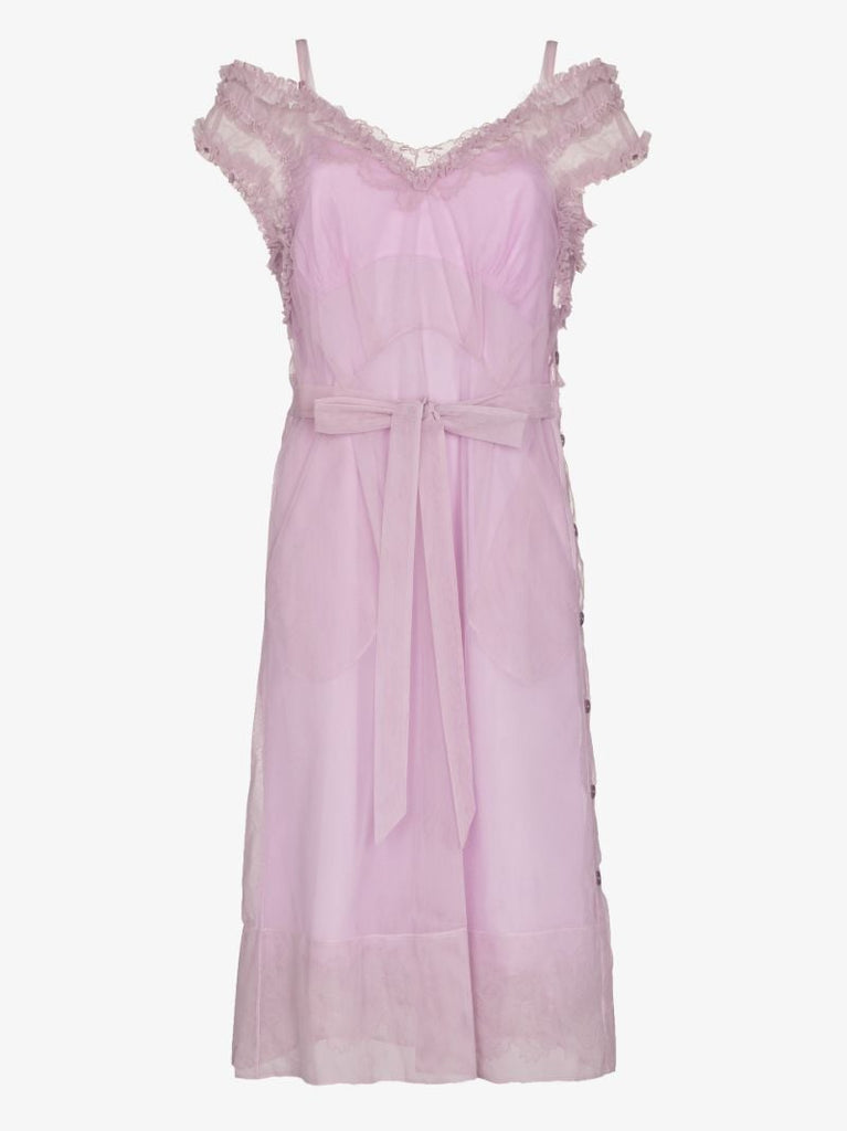 Off-the-shoulder Midi Dress