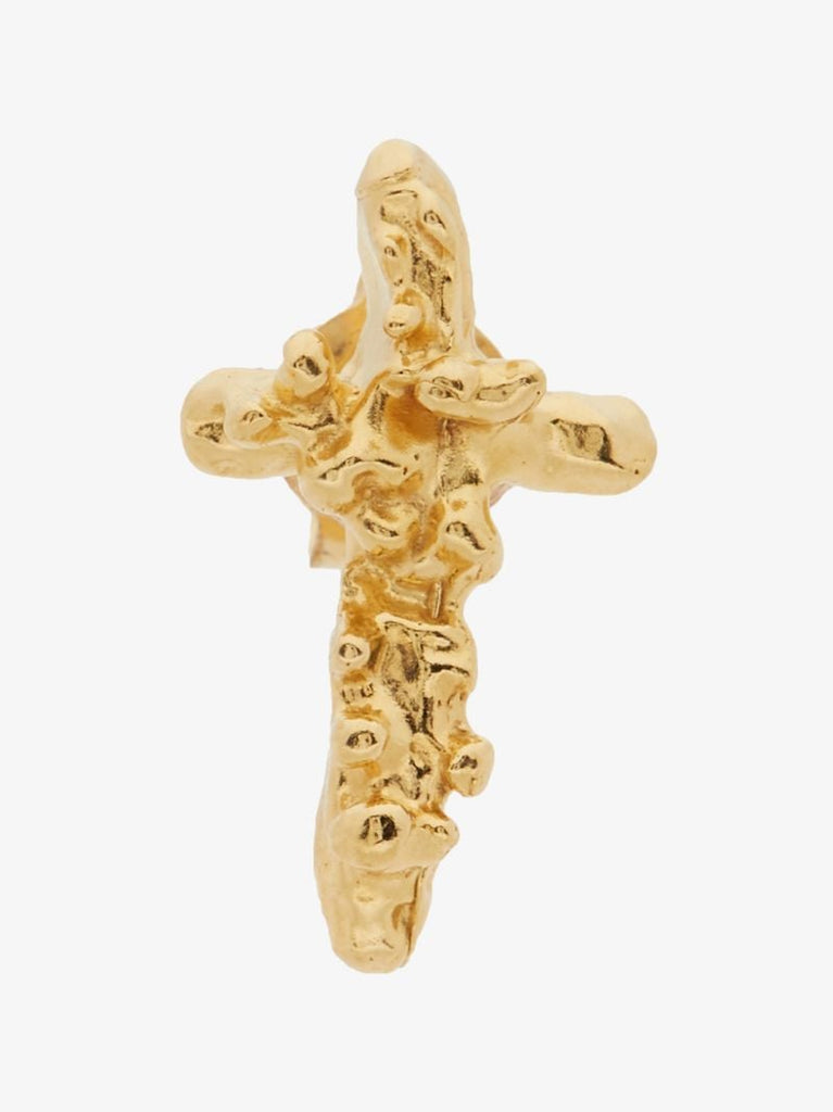 Gold-plated the Gilded Dagger Single Stud Earring