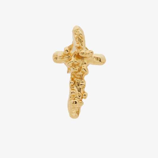 Gold-plated the Gilded Dagger Single Stud Earring
