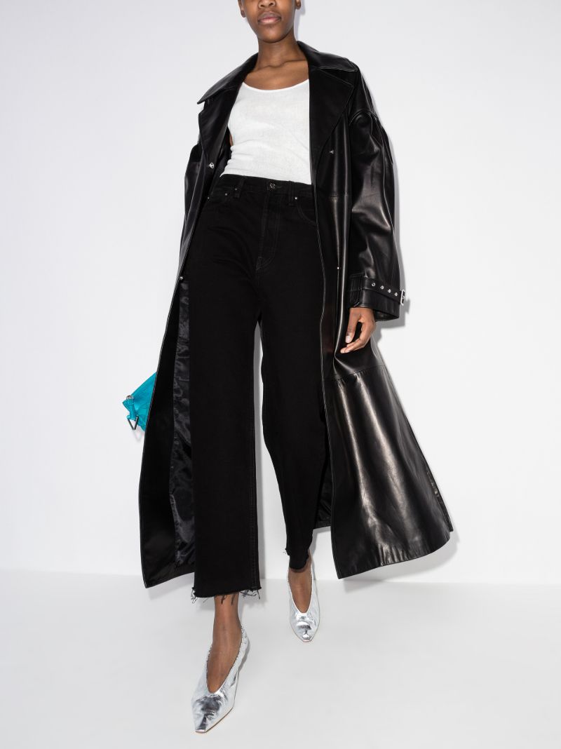 Cropped Straight Leg Jeans