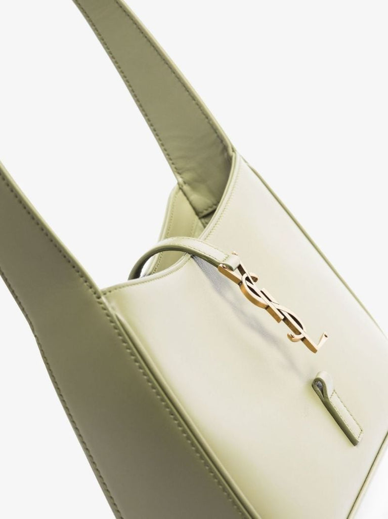 Green  Le 5 Ã_x0083_â_x0082_¬ 7 Leather Shoulder Bag