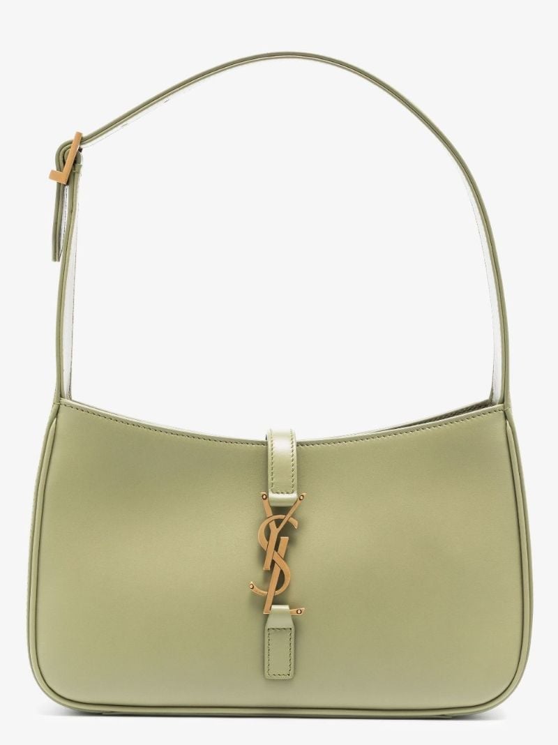 Green  Le 5 Ã_x0083_â_x0082_¬ 7 Leather Shoulder Bag