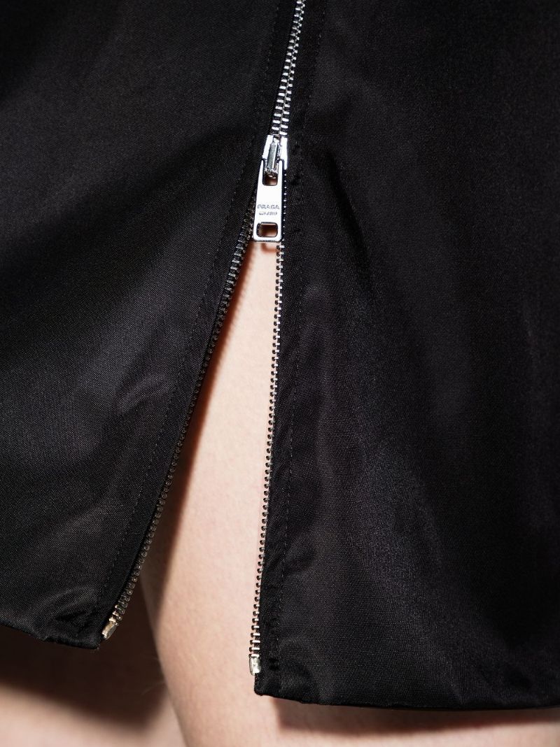 Logo Plaque Mini Dress