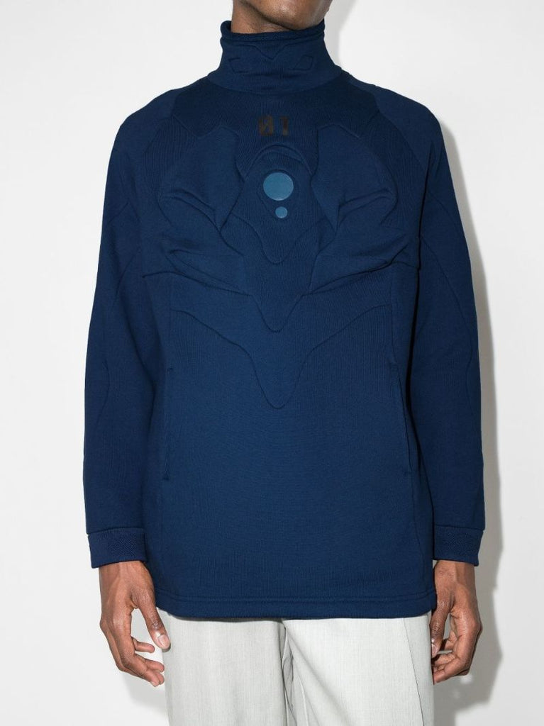 X Neon Genesis Evangelion Panelled Sweater