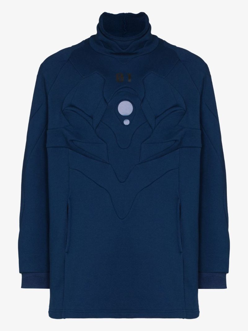 X Neon Genesis Evangelion Panelled Sweater