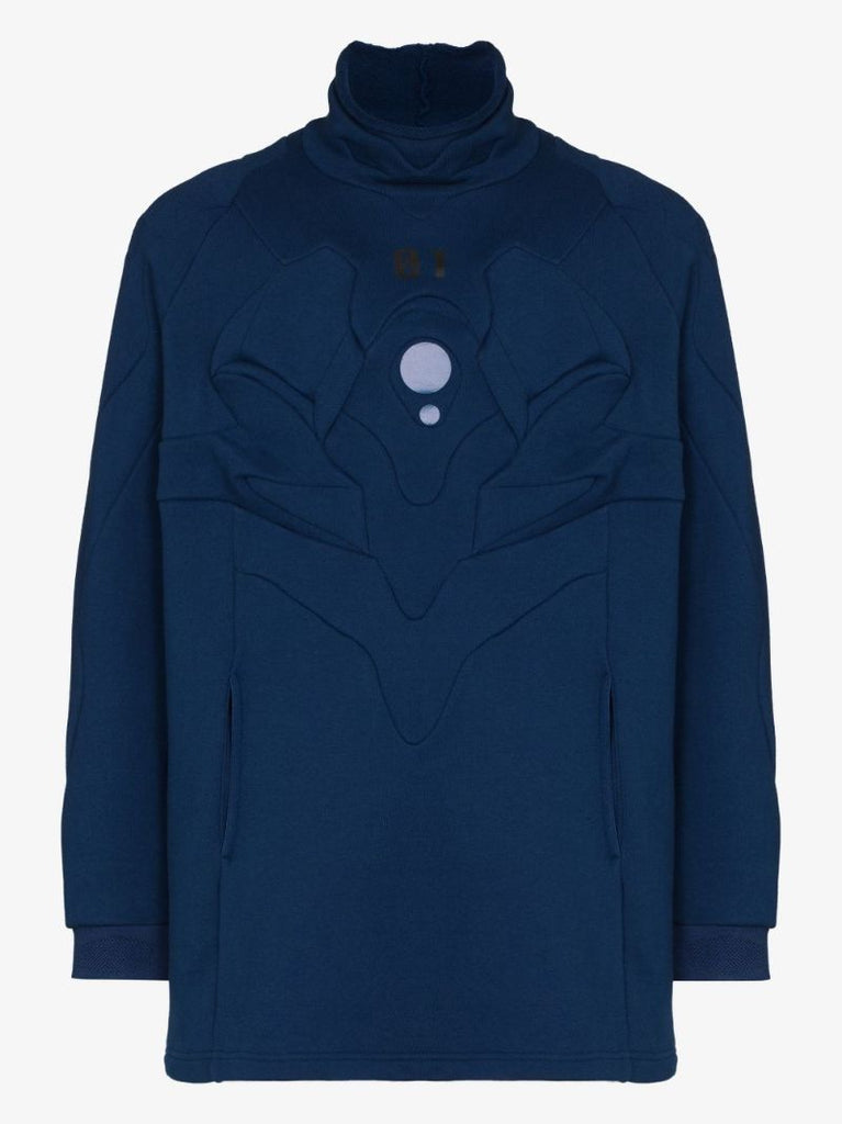 X Neon Genesis Evangelion Panelled Sweater