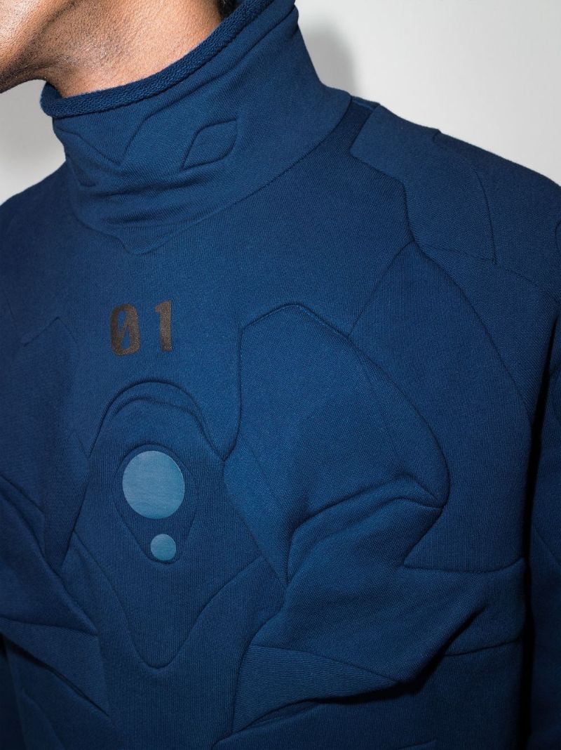 X Neon Genesis Evangelion Panelled Sweater