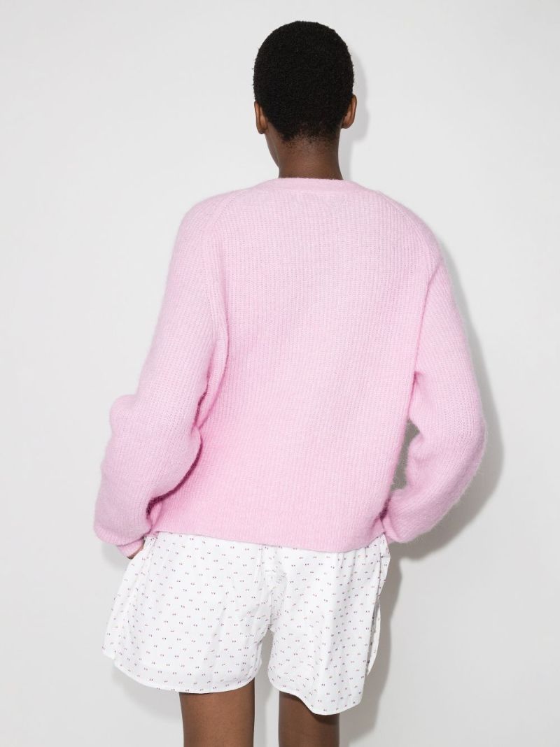 V-neck Wool Cardigan