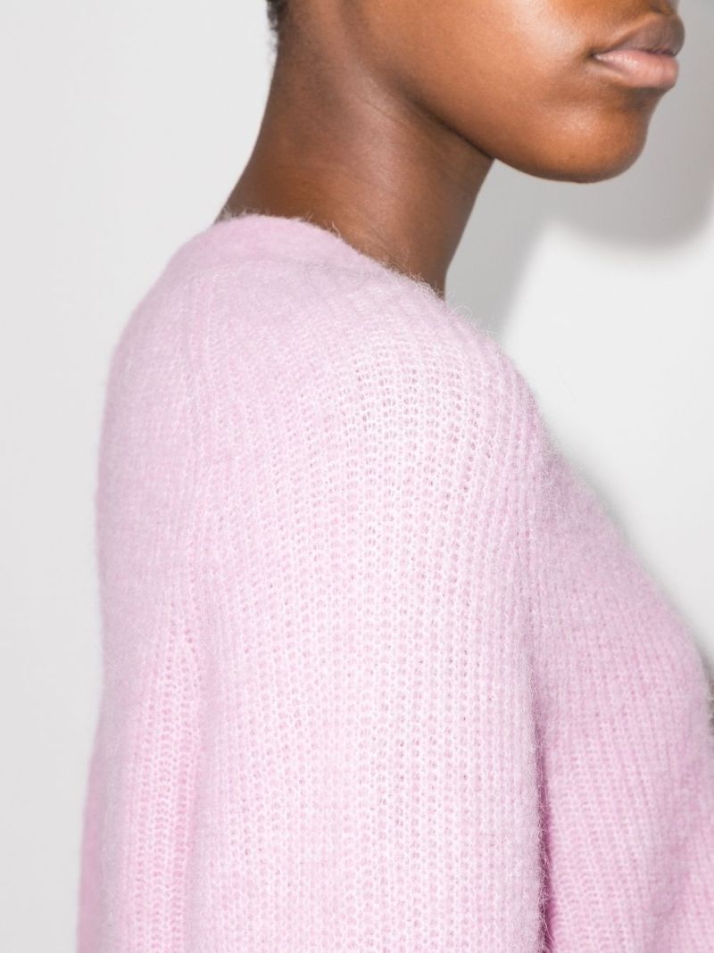 V-neck Wool Cardigan