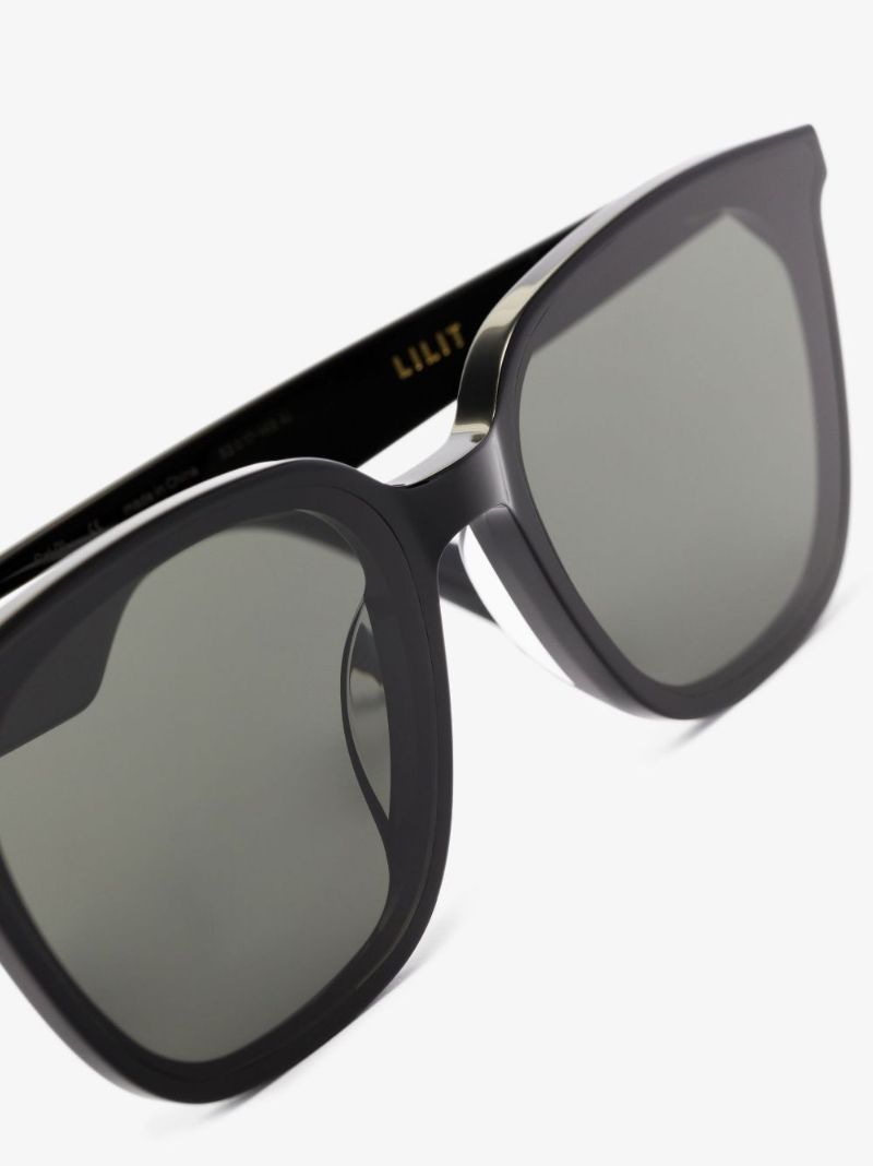 Black Lilit Square Sunglasses