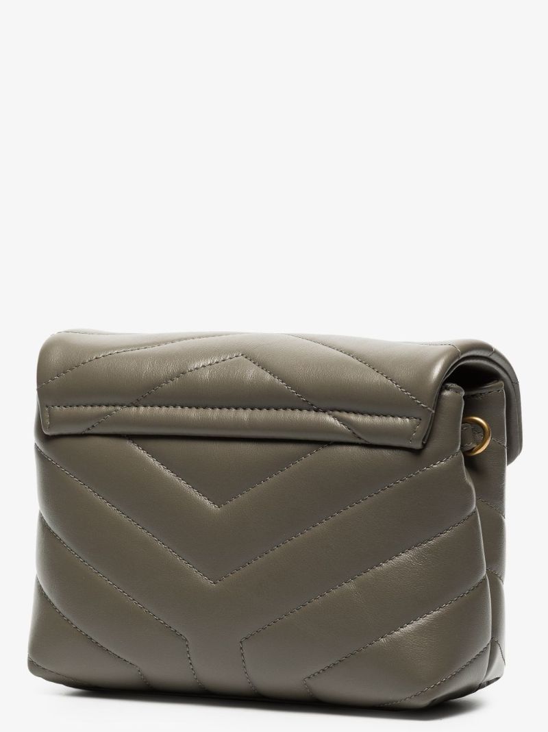 Grey Loulou Toy Leather Mini Bag