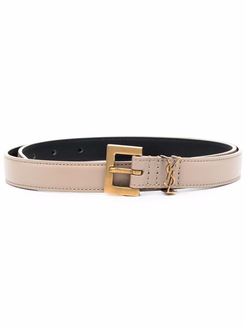 Neutral Cassandre Leather Belt