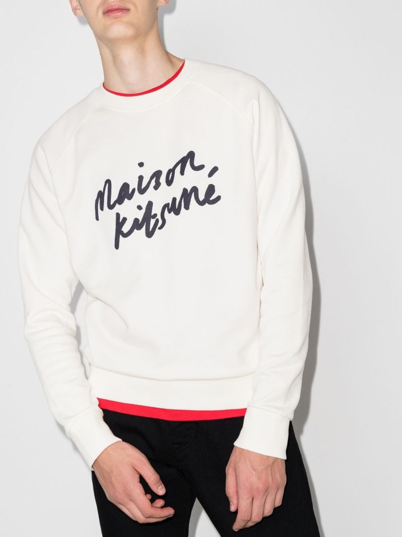 Logo Print Cotton Sweatshirt