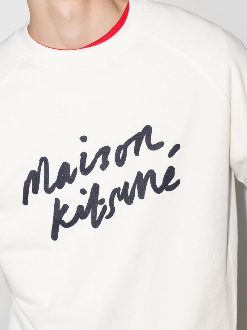Logo Print Cotton Sweatshirt