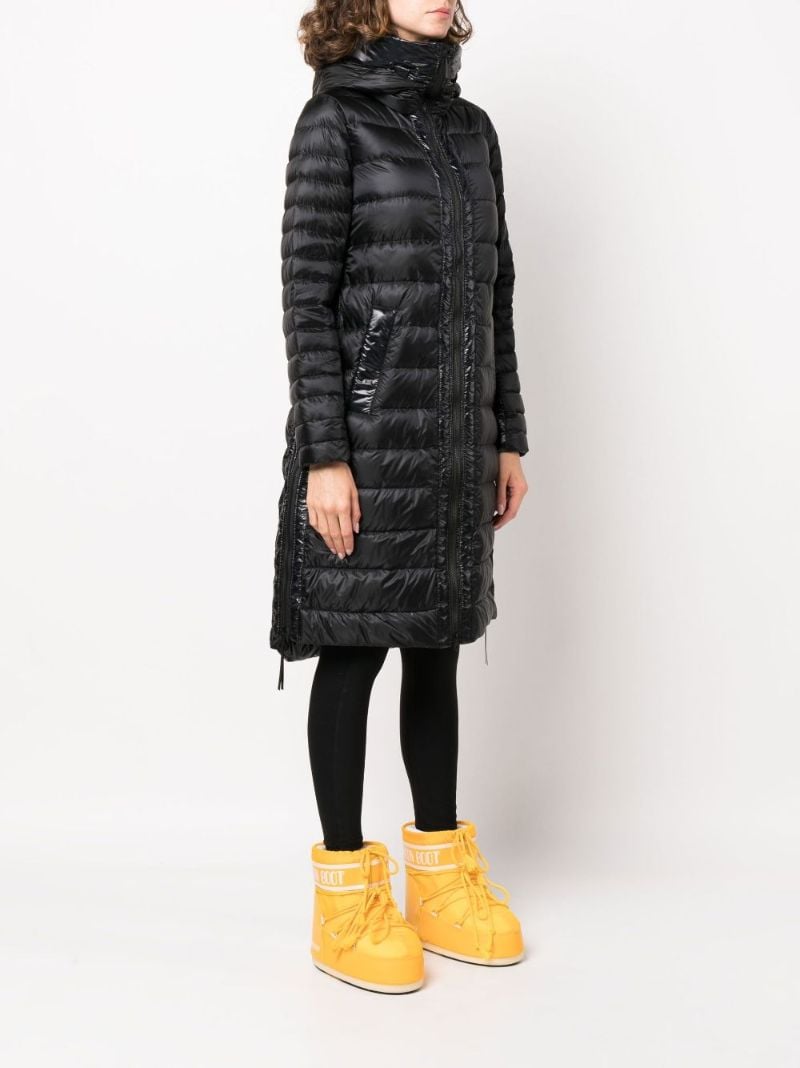 Black Roxboro Hooded Puffer Coat