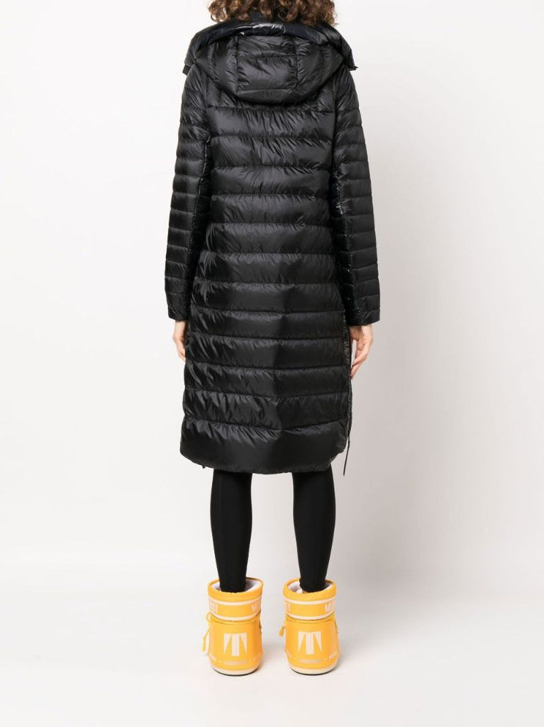 Black Roxboro Hooded Puffer Coat