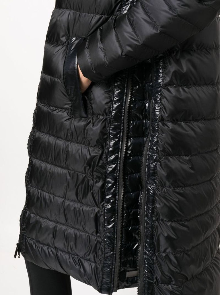 Black Roxboro Hooded Puffer Coat