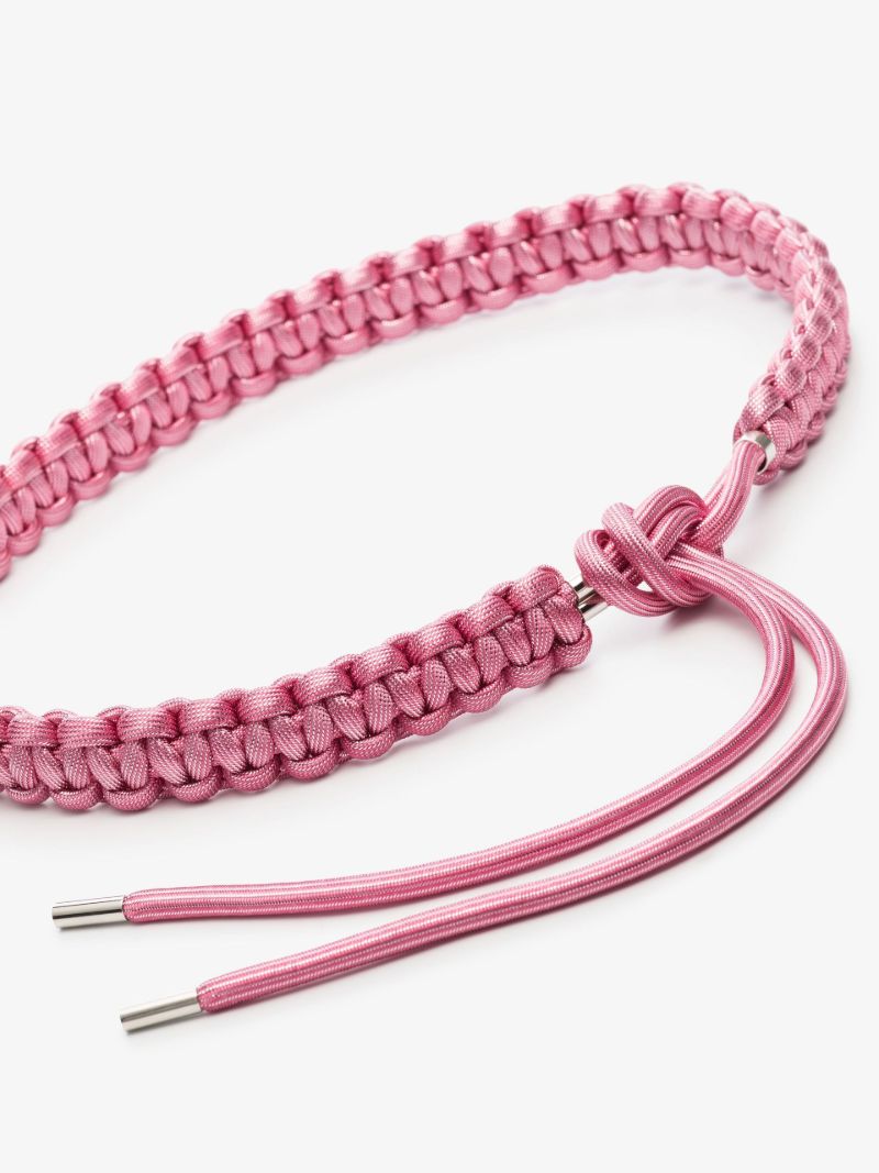 Pink Eloyce Braided Belt