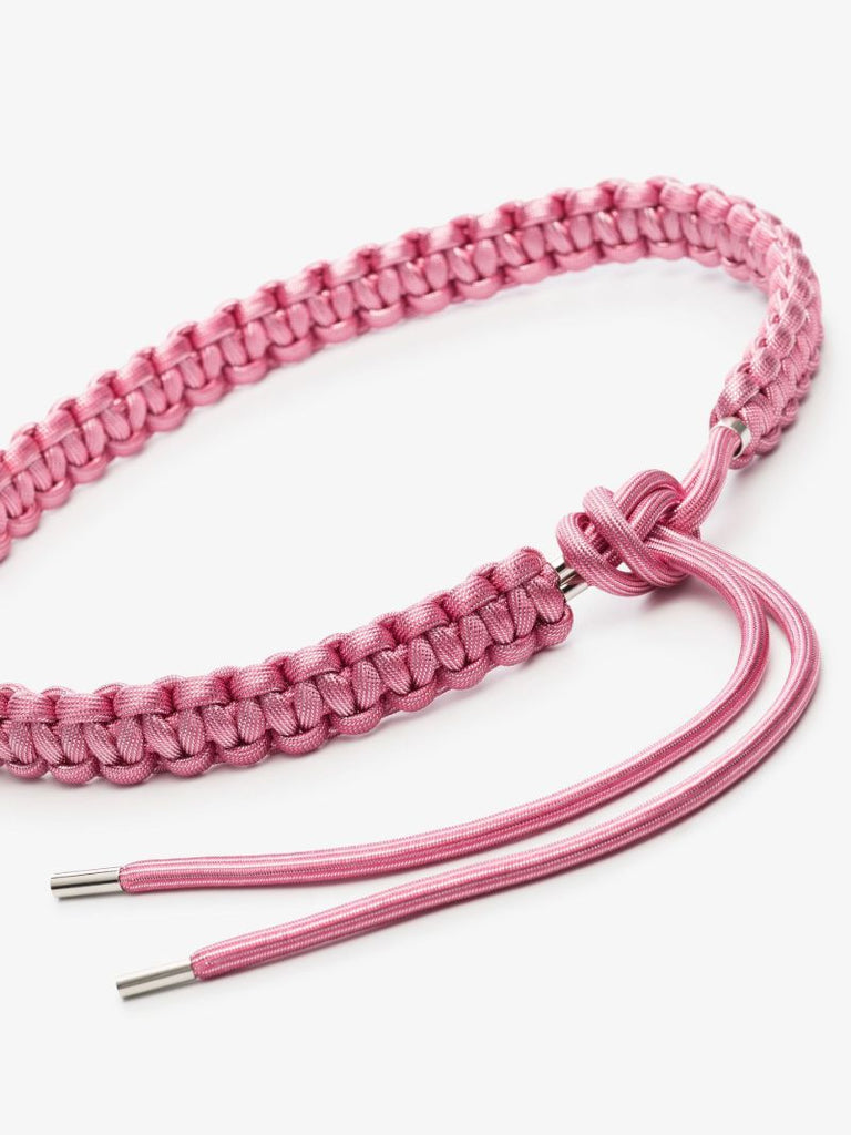 Pink Eloyce Braided Belt