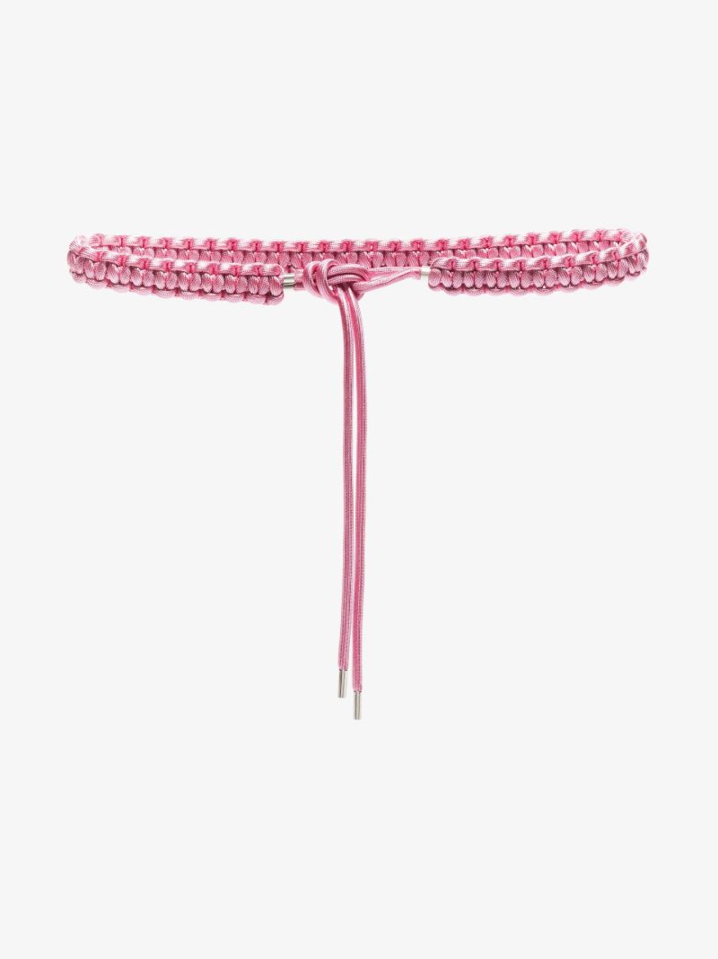 Pink Eloyce Braided Belt