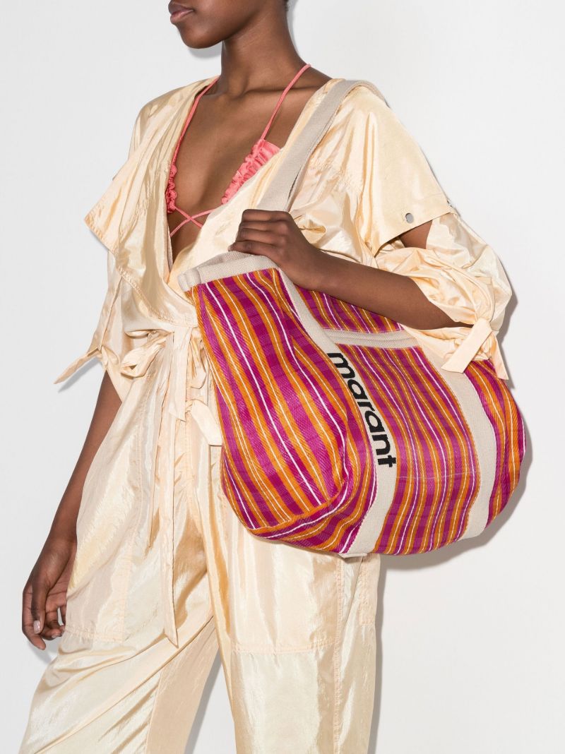 Orange Darwen Tote Bag