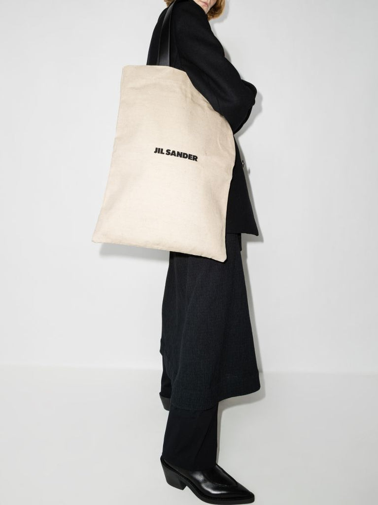 Neutral Large Logo Tote Bag