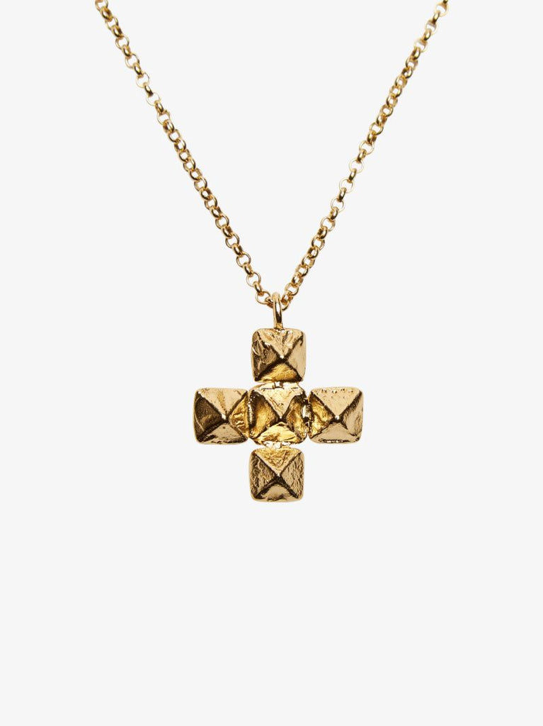 Gold-plated the Poet's Dagger Pendant Necklace