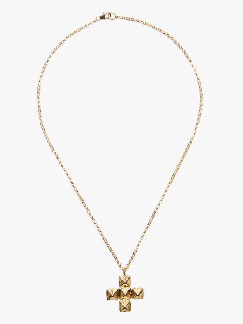 Gold-plated the Poet's Dagger Pendant Necklace