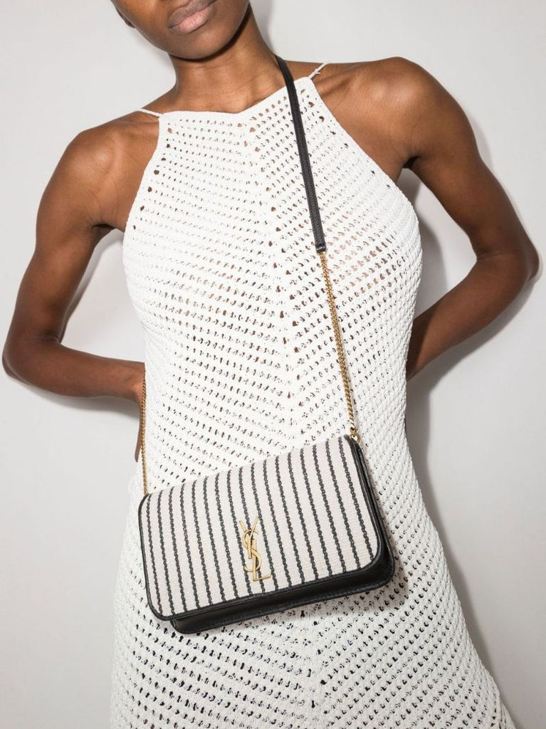 Cassandre Striped Phone Holder Bag