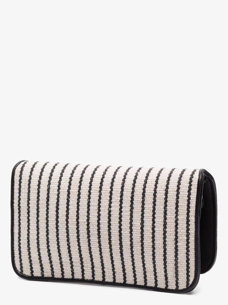 Cassandre Striped Phone Holder Bag