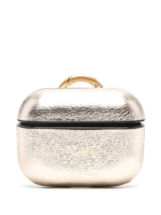 Gold Airpods Pro Leather Case
