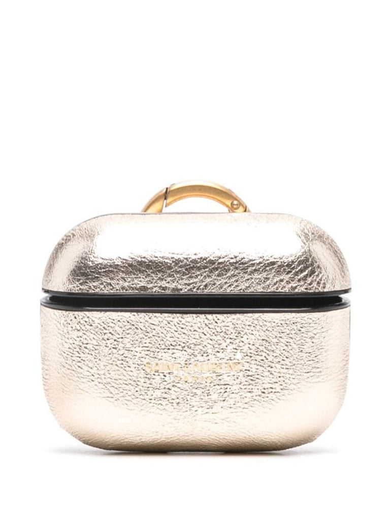 Gold Airpods Pro Leather Case
