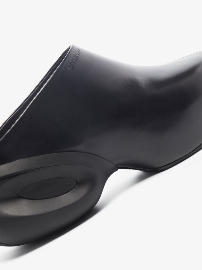 Black G-clog Leather Shoes