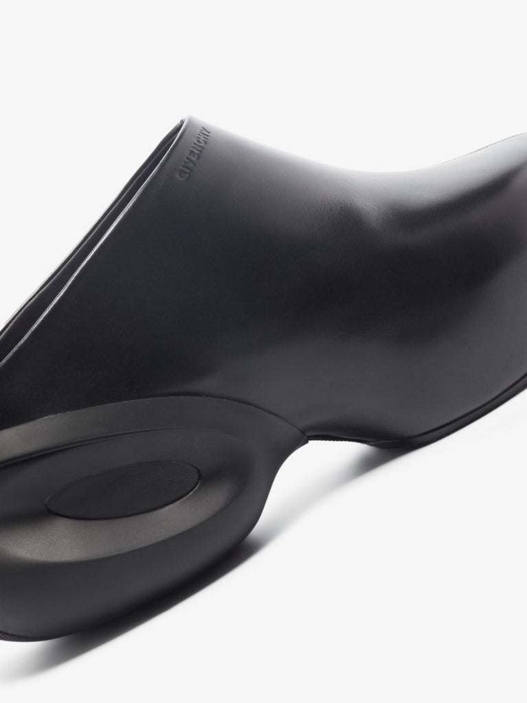 Black G-clog Leather Shoes