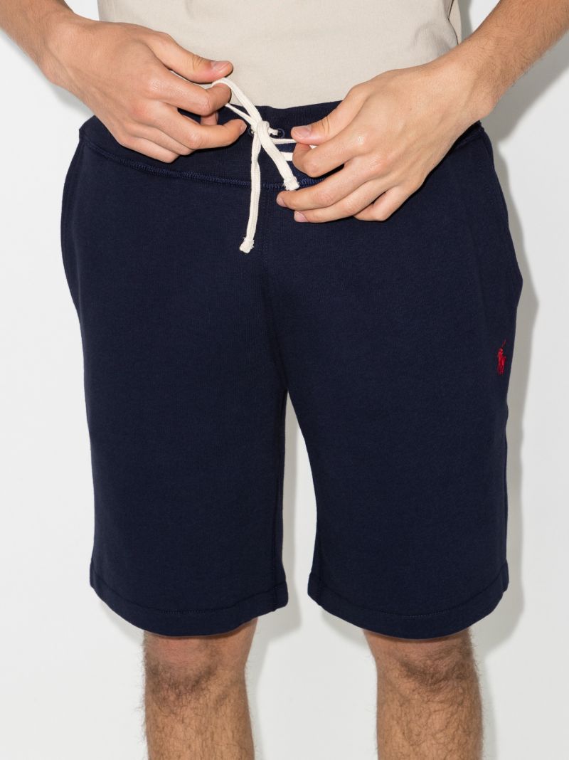 Embroidered Logo Track Shorts