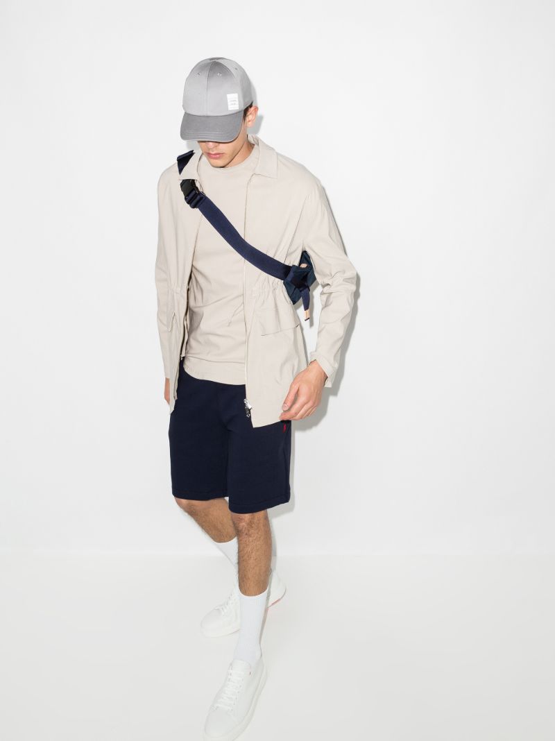 Embroidered Logo Track Shorts
